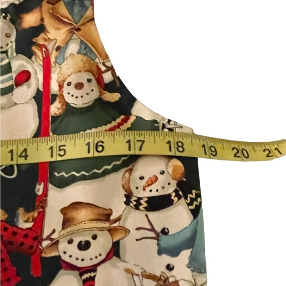 VTG Too Cute Christmas Snowman Vest size medium unisex - Picture 4 of 6